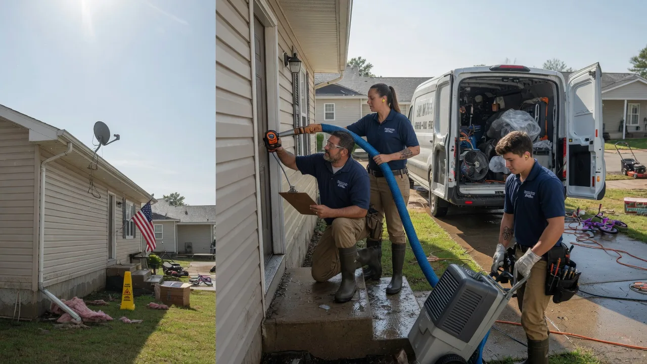 Ceiling Water Damage Restoration in New River, VA near me